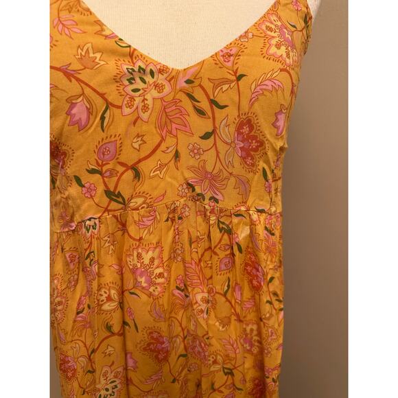 Spell and the Gypsy Portobello Road Strappy Dress in Mustard Sz Small - Picture 3 of 9